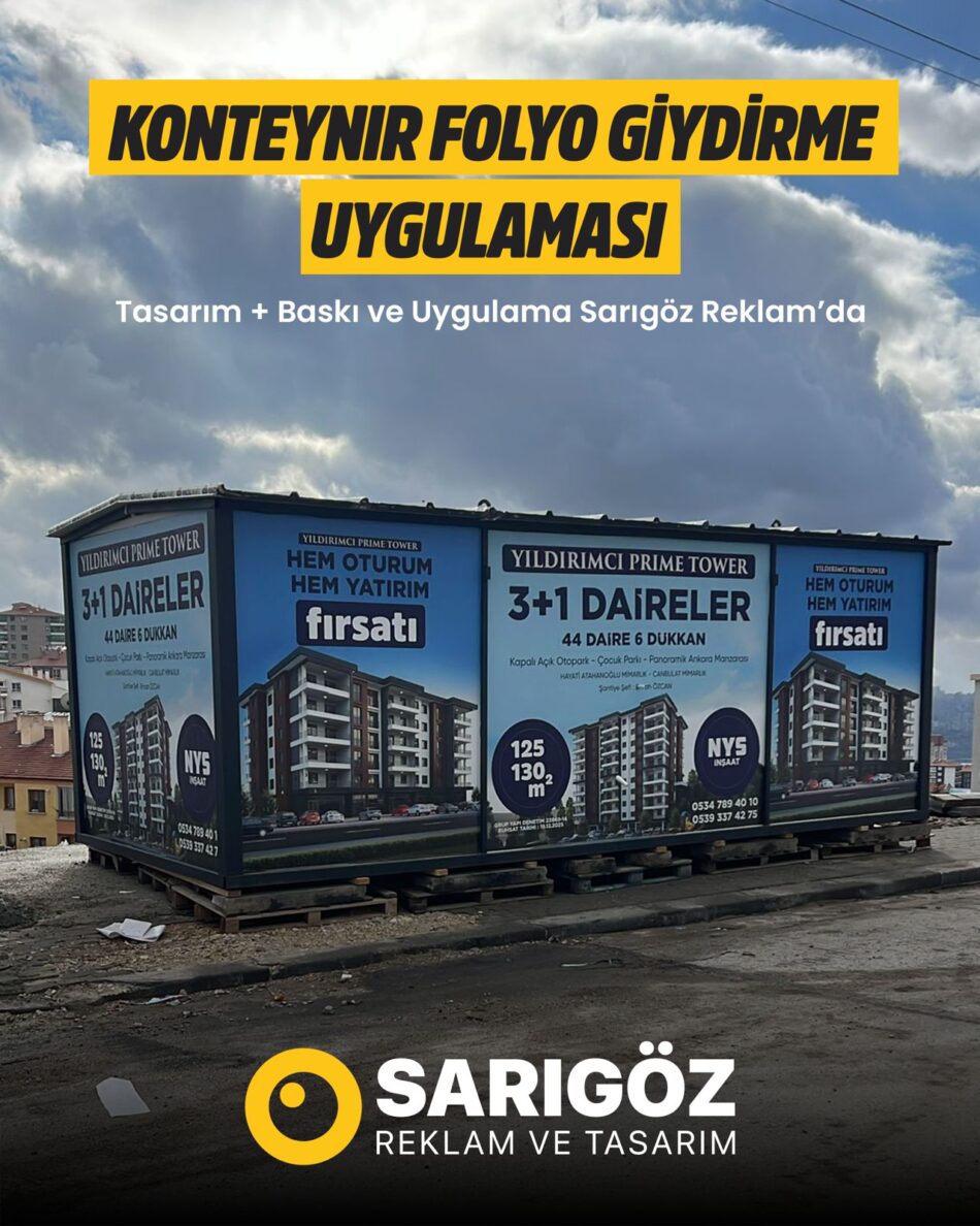 Konteynır Giydirme ve Folyo Kaplama Nedir?